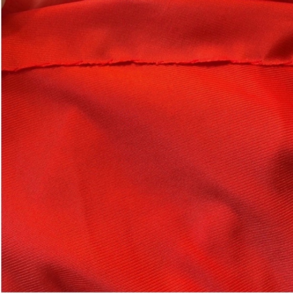 Gaymode 60s Mini Slip Dress Gown Orange Red Antron3 Christmas Party Ball Vintage - Picture 12 of 16